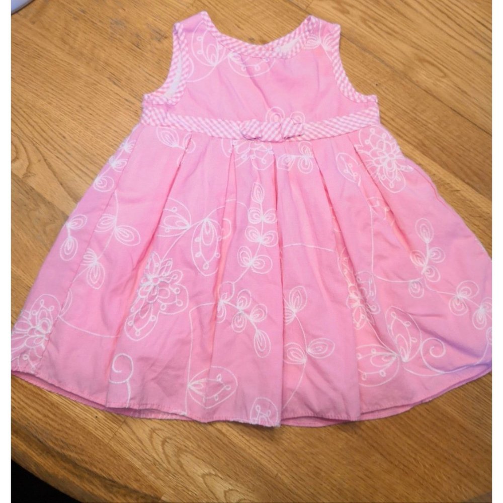 Pink baby dress size 12 months George brand